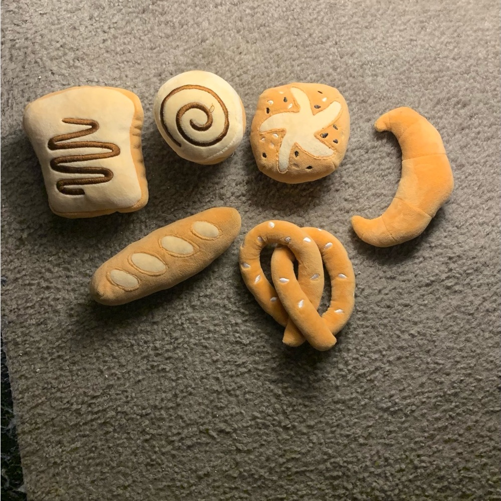 Bread Cat Toys - 6 pieces